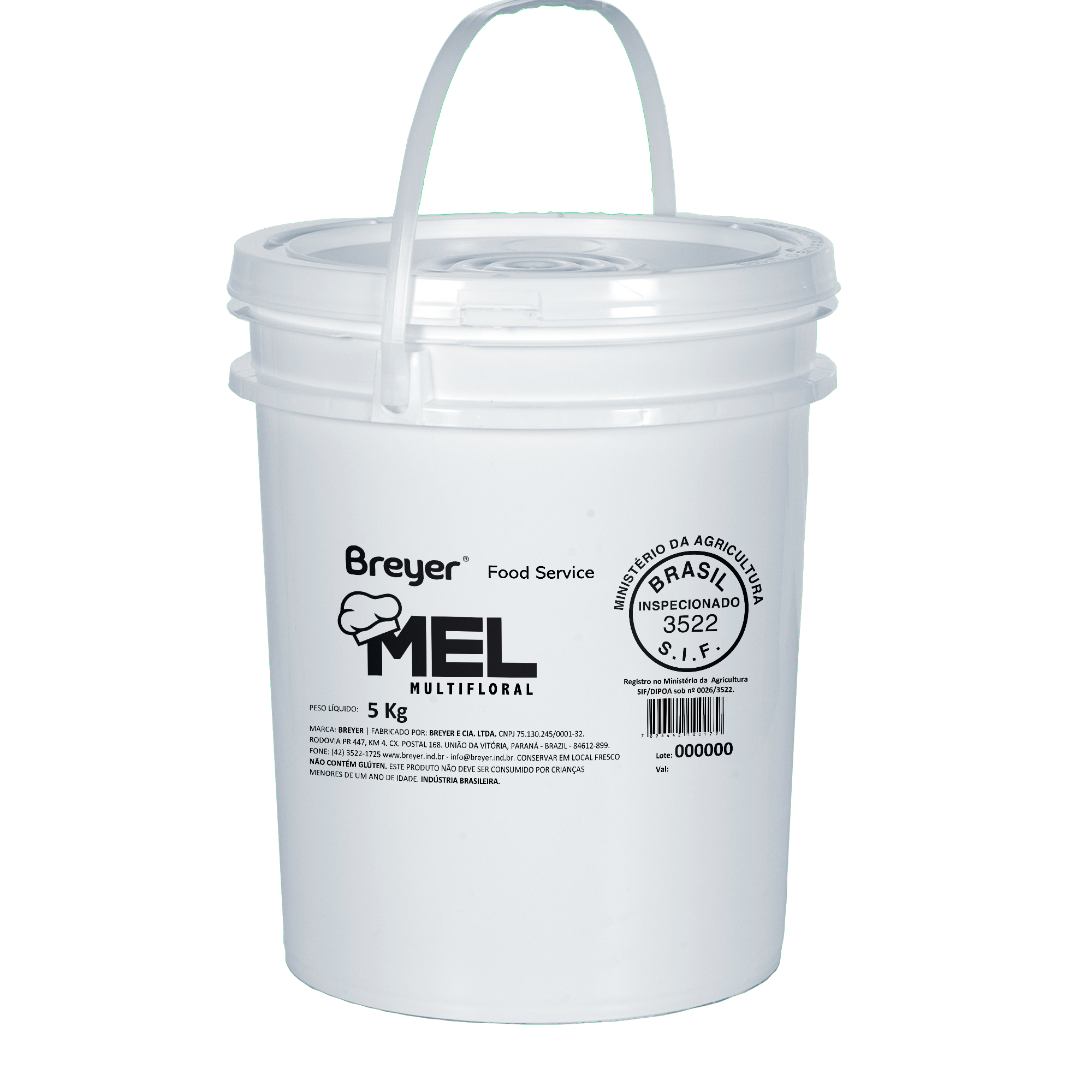 Mel Multifloral 5 Kg - Orgânico